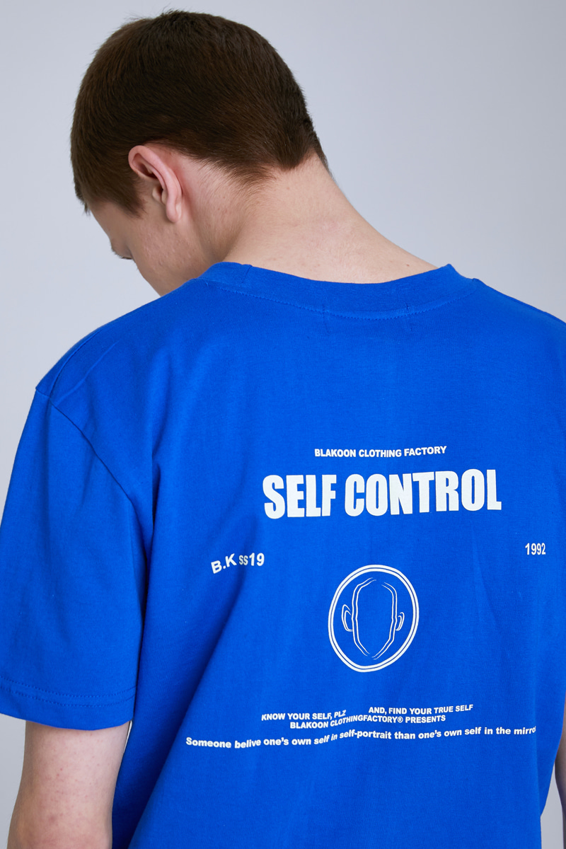 SELF CONTROL T-SHIRTS (BLUE)