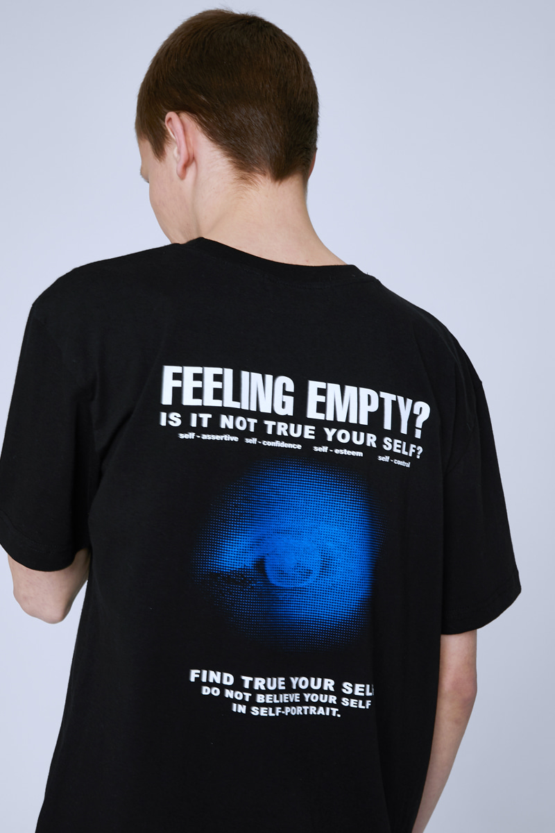 FEELING EMPTY T-SHIRTS (BLACK)