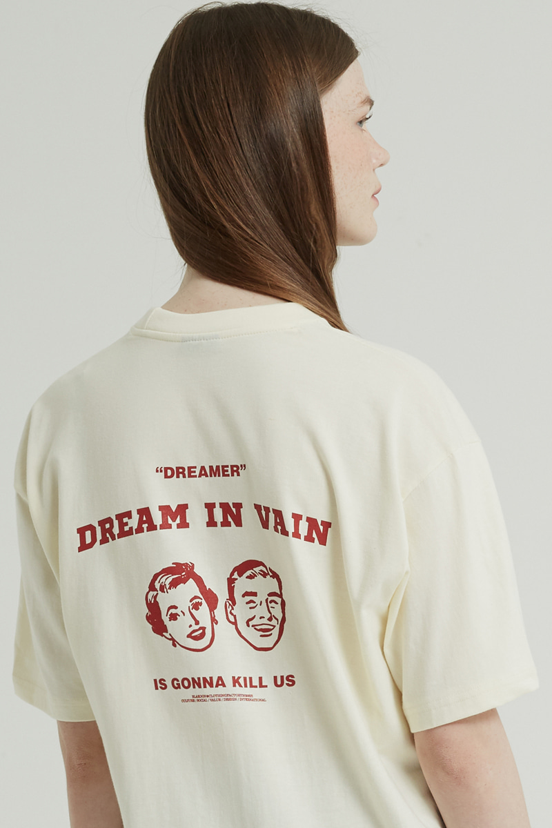 DREAM IN VAIN T-SHIRTS (IVORY)