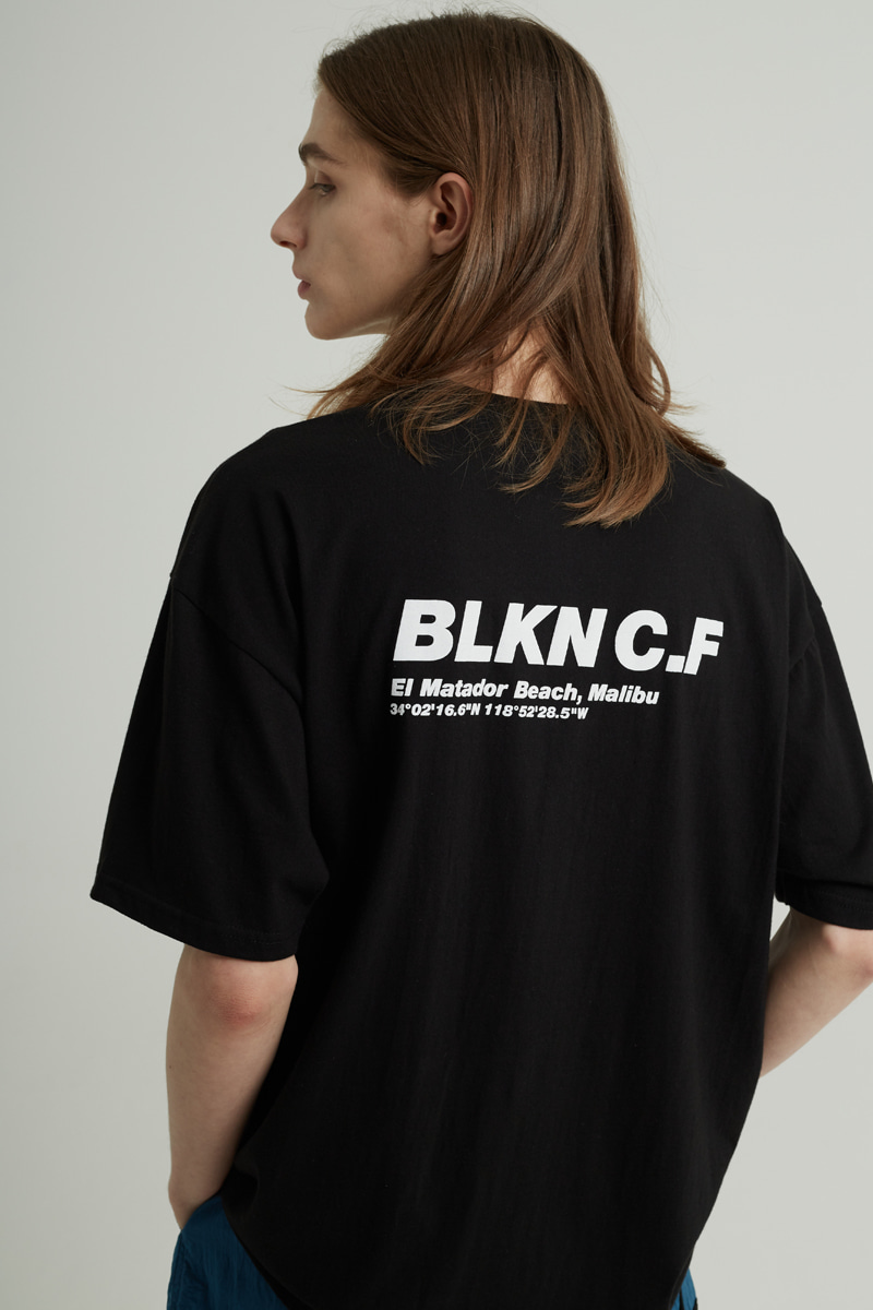BLKNCF MALIBU T-SHIRTS (BLACK)