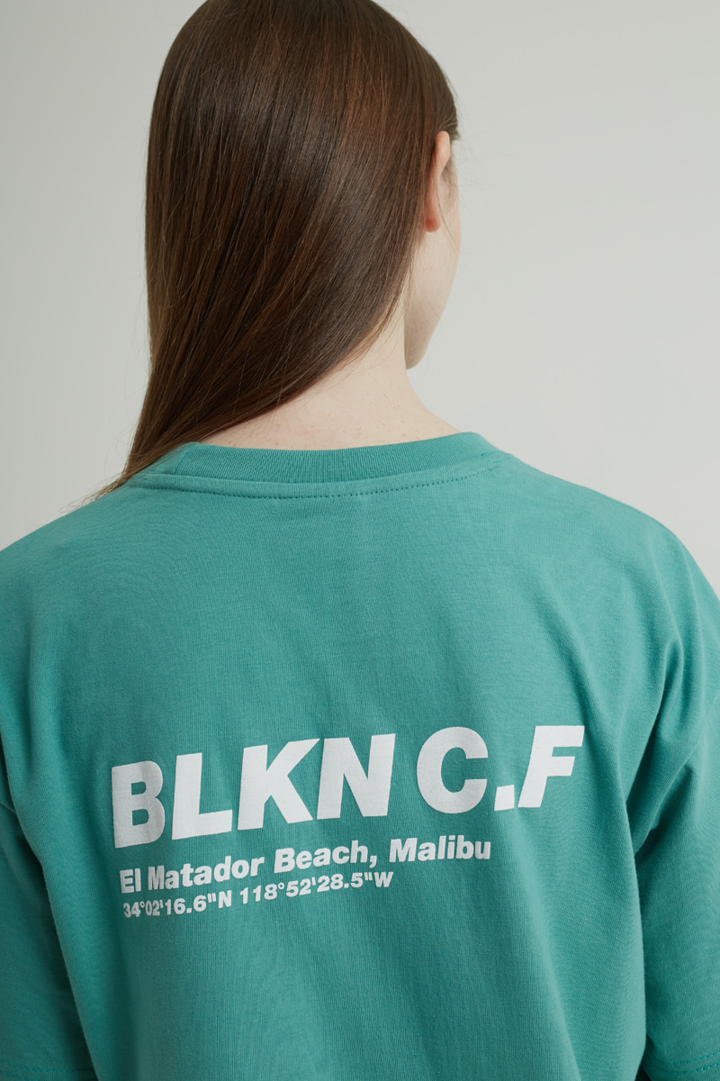 BLKNCF MALIBU T-SHIRTS (BEACH GREEN)