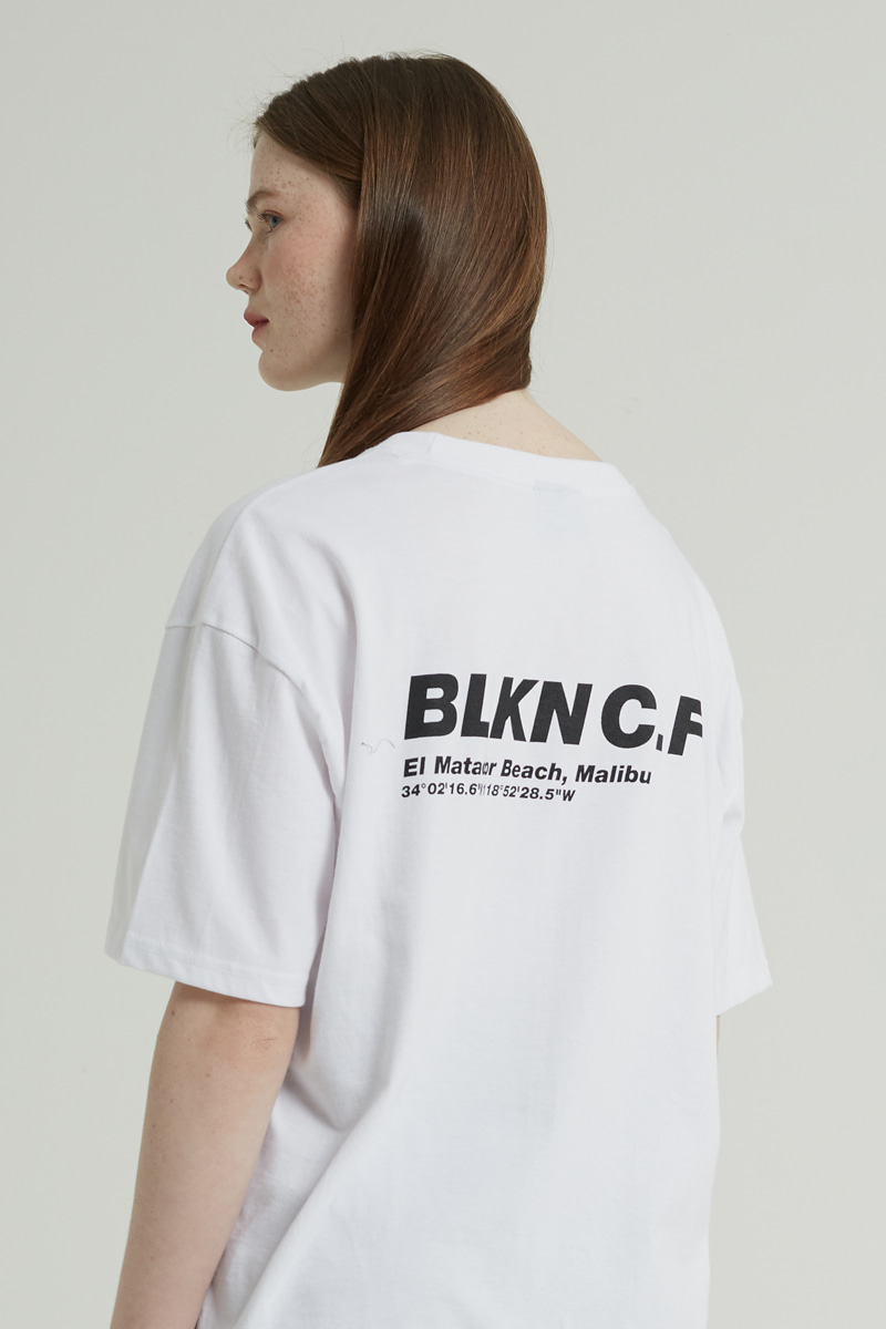 BLKNCF MALIBU T-SHIRTS (WHITE)
