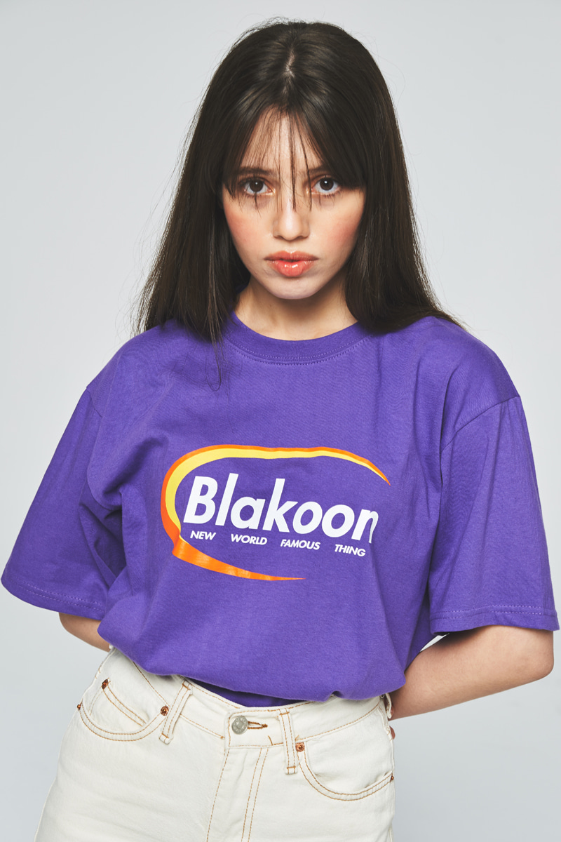 BLAKOON LOGO T-SHIRTS (PURPLE)